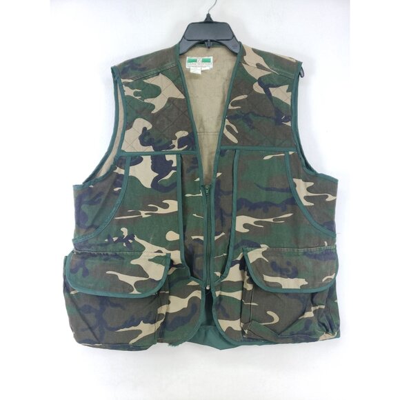 Game Winner Hunting Vest Men's Size Large Camoflauge - Picture 1 of 5
